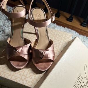 Sateen high heels Badgley Mischka